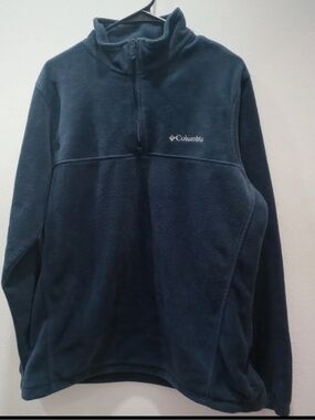 Columbia Men’s Dark Navy Quarter-Zip Fleece
